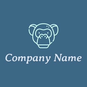 Chimpanzee on a Calypso background - Animaux & Animaux de compagnie