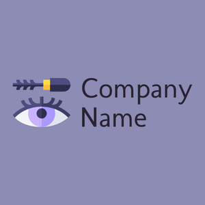 Eye mascara logo on a Rock Blue background - Mode & Schönheit