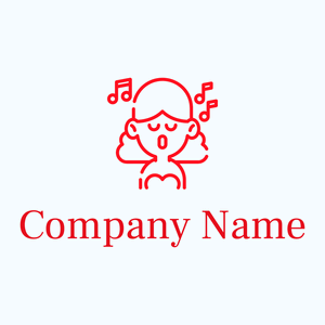 Red Opera logo on a Alice Blue background - Arte & Intrattenimento