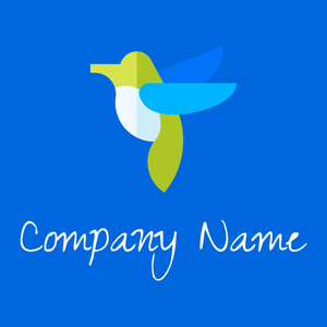Hummingbird on a Navy Blue background - Animales & Animales de compañía