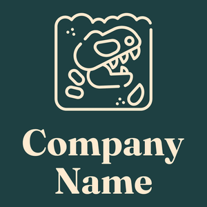 Dinosaur logo on a Nordic background - Medio ambiente & Ecología