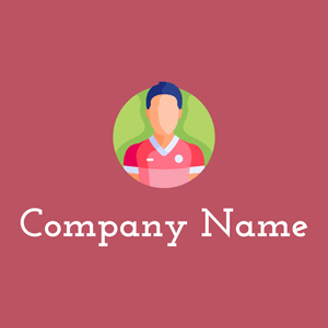 Soccer player on a Blush background - Domaine sportif