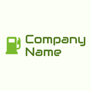 Gas station logo on a Ivory background - Automobili & Veicoli