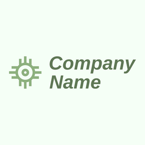 Tribal logo on a Honeydew background - Abstrait