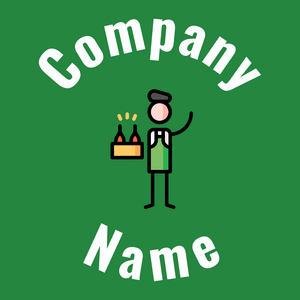 Brewer logo on a Sea Green background - Nourriture & Boisson