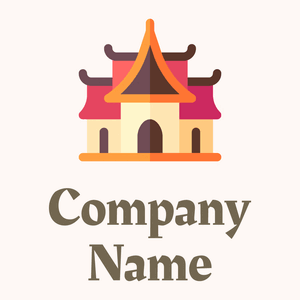 Moccasin Temple on a Seashell background - Religiosidade