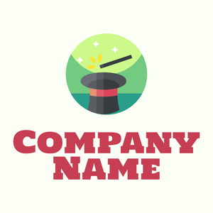 Magic hat logo on a Ivory background - Entretenimento & Artes
