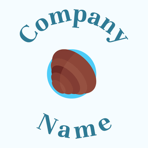 Clam on a Alice Blue background - Dieren/huisdieren