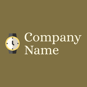 Watch on a Yellow Metal background