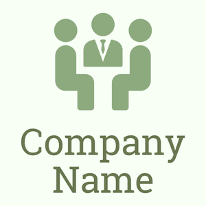 Meeting logo on a green background - Domaine de l'architechture
