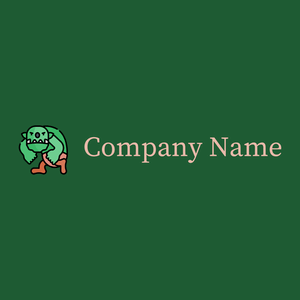 Ogre logo on a Camarone background - Abstrato