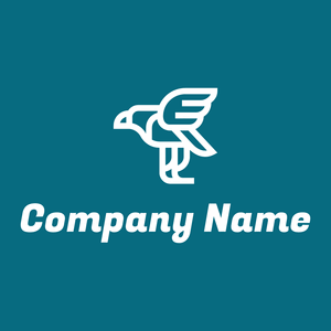 Golden eagle on a Pine Green background - Politiek