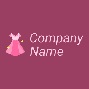 Dress logo on a Rouge background - Abstrato