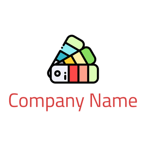 Color palette logo on a White background - Enfant & Garderie