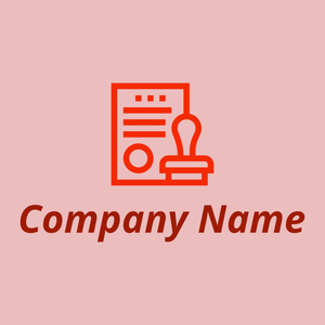 Certificate logo on a Beauty Bush background - Empresa & Consultantes