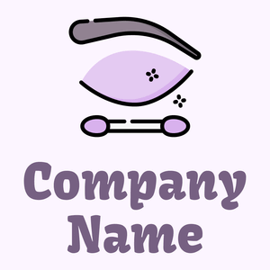 Eye shadow logo on a Magnolia background - Moda & Belleza