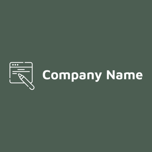 Copywriting logo on a Feldgrau background - Empresa & Consultantes
