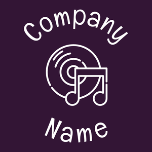 Vinyl logo on a Blackcurrant background - Sommario