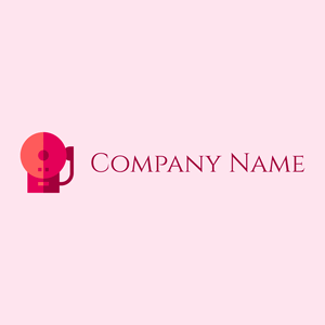 Fire alarm logo on a Lavender Blush background - Sécurité