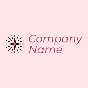 Star logo on a Lavender Blush background - Abstrait