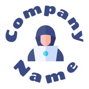 Hacker logo on a White background - Internet