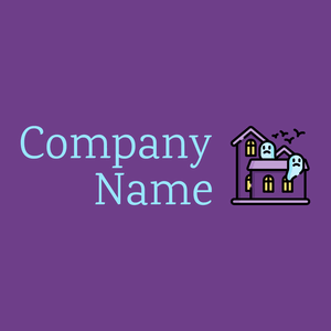 Haunted House logo on a Daisy Bush background - Arquitetura