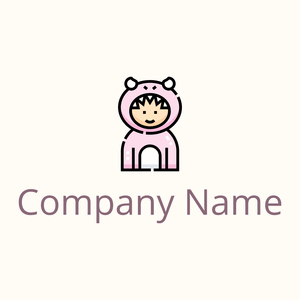 Costume logo on a Floral White background - Moda & Bellezza