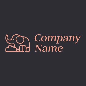 Elephant logo on a Bastille background - Animali & Cuccioli