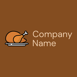 Black Chicken leg on a Russet background - Animali & Cuccioli