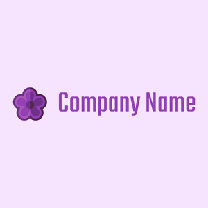 Cartoon Outlined Violet logo on a Magnolia background - Medio ambiente & Ecología