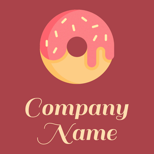 Mona Lisa Donut on a Roof Terracotta background - Alimentos & Bebidas