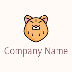 Persian logo on a Seashell background - Animais e Pets