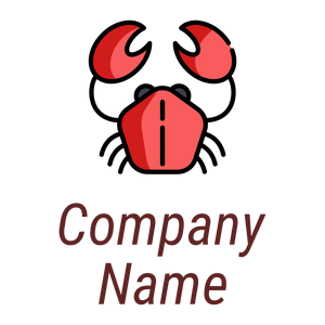 Crustacean logo on a White background - Animais e Pets