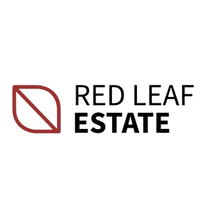 red leaf logo - Real Estate & Mortgage