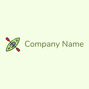 Canoe on a Light Yellow background - Sport