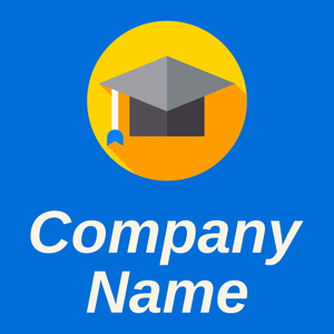 Graduation hat logo on a Navy Blue background - Gemeinnützige Organisationen