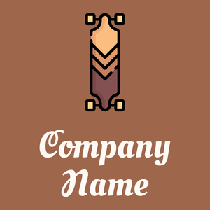 Longboard logo on a Sante Fe background - Spiele & Freizeit