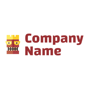 Tiki logo on a White background - Abstrait