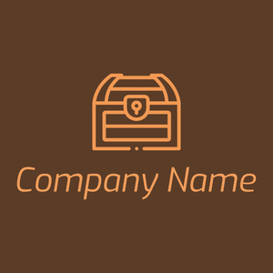 Treasure logo on a Bracken background - Abstracto