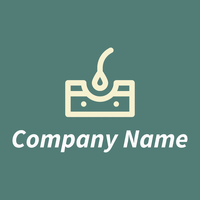 Skin logo on a Breaker Bay background - Medicina & Farmacia