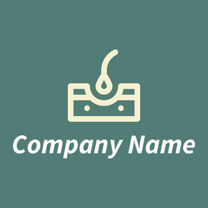 Skin logo on a Breaker Bay background - Medicina & Farmacia