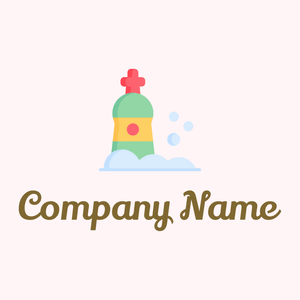 Alice Blue Dish soap on a Snow background - Mobiliers de maison