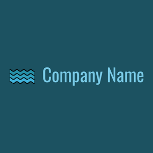 Sea logo on a Orient background - Abstracto