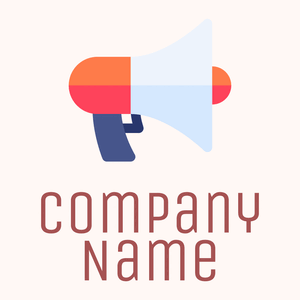Megaphone logo on a Seashell background - Categorieën