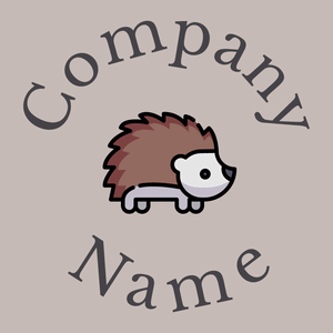 Hedgehog logo on a Pink Swan background - Animaux & Animaux de compagnie