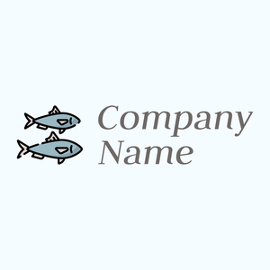 Sardine on a Alice Blue background - Dieren/huisdieren