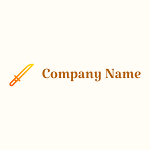 Katana logo on a Floral White background - Abstract