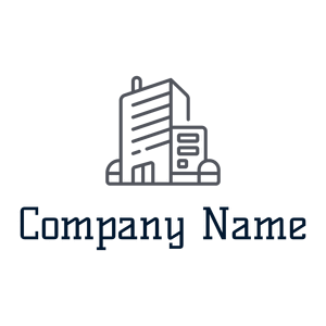 Office building logo on a White background - Entreprise & Consultant
