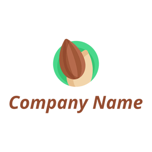 gree Almond on a White background - Cibo & Bevande