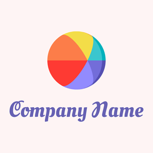 Red Orange Beach ball on a Snow background - Arte & Entretenimiento